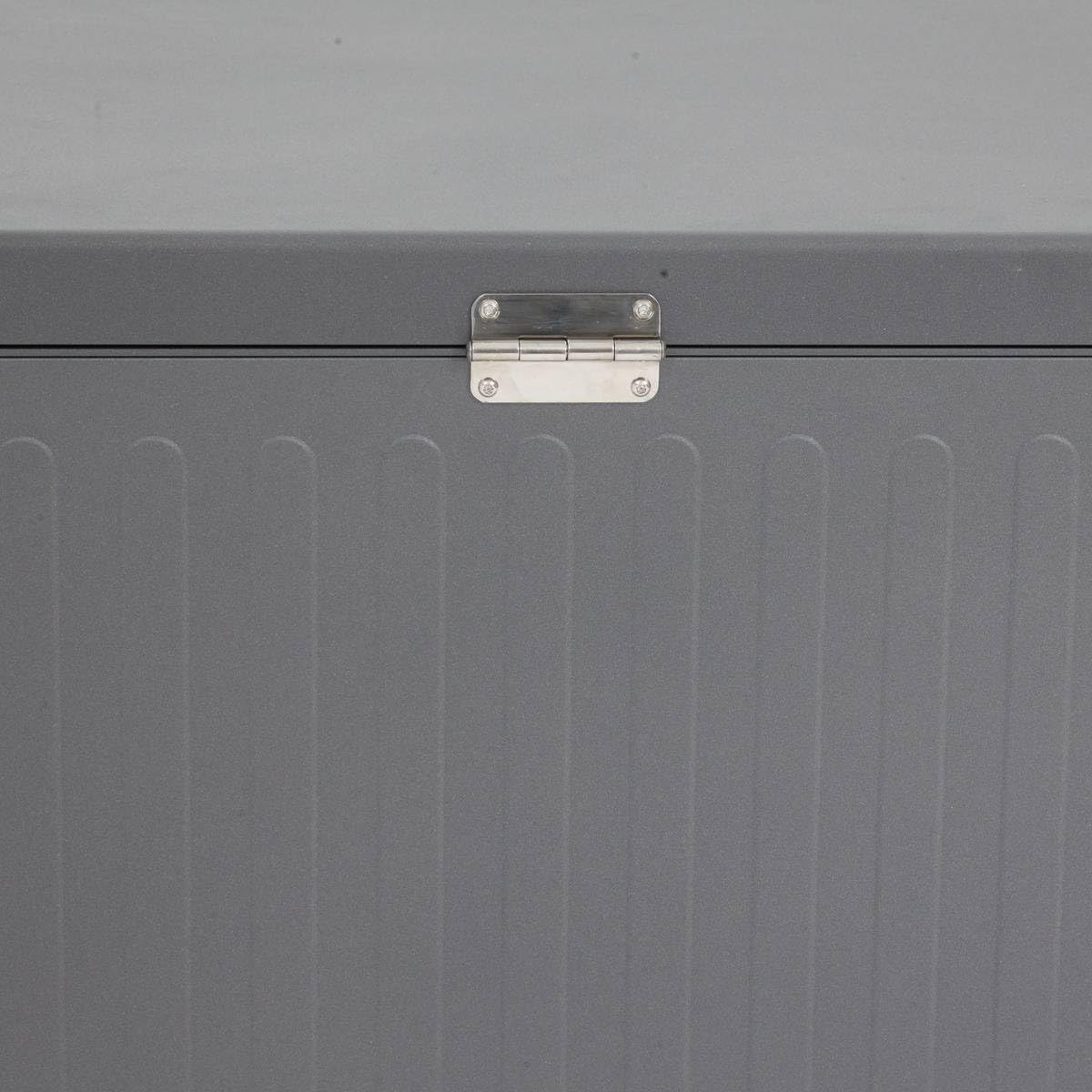 Hespéride - Coffre de rangement edenio graphite l 182,2 x 78 x 89,4cm en aluminium