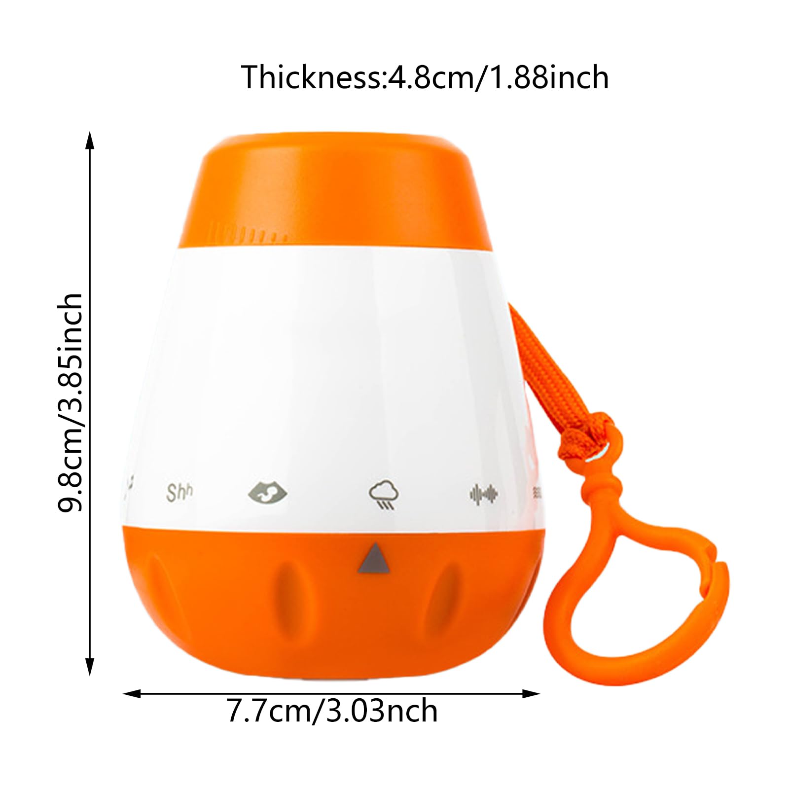 Generatore suoni per macchine sonore con rumore bianco per, aiutante per sonno, per bambini, per rilassarsi, giocattolo, succhietto per sonno, luce notturna per la scuola materna