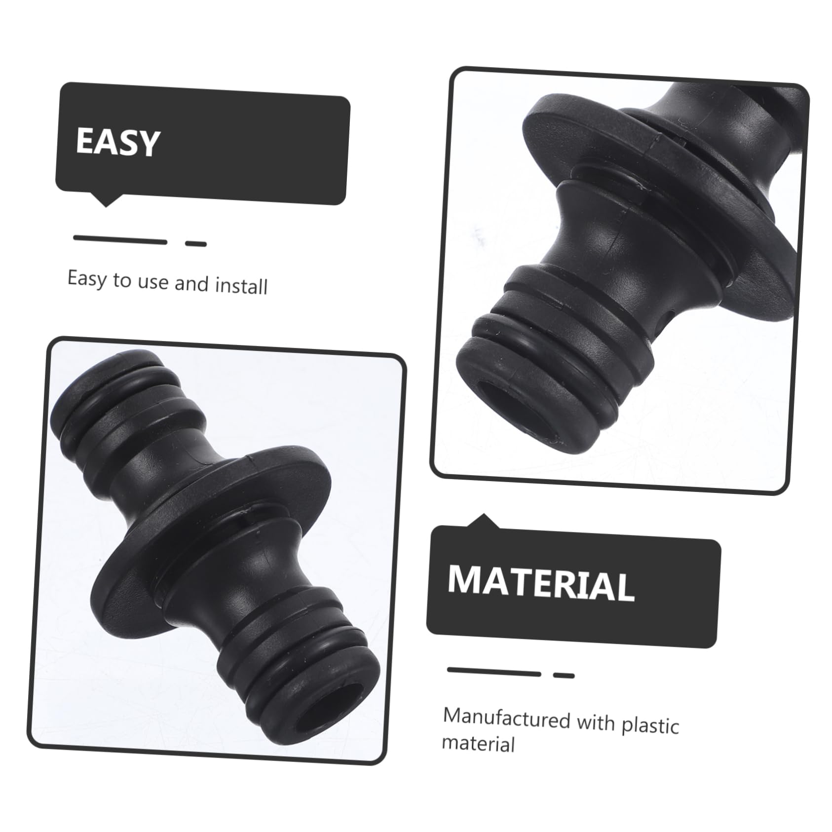 YARNOW 100pezzi Adattatori Per Tubo Da Giardino Raccordi Rapidi Per Irrigazione Connettori Durevoli e Facili Da Installare Per Tubazioni Resistente e Pratica