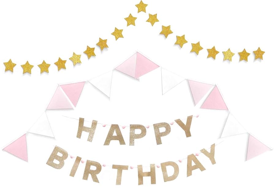 ハッピーバースデーガーランド...♪*゜ Amazon.co.jp: H.R.FRANCE バースデー ガーランド 誕生日