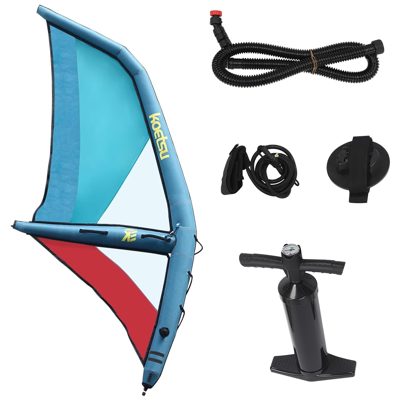 WIANQIAN Compact Inflatable SUP Wing 2.2/3.2/4.2/5.2㎡ with Pump 4.2m