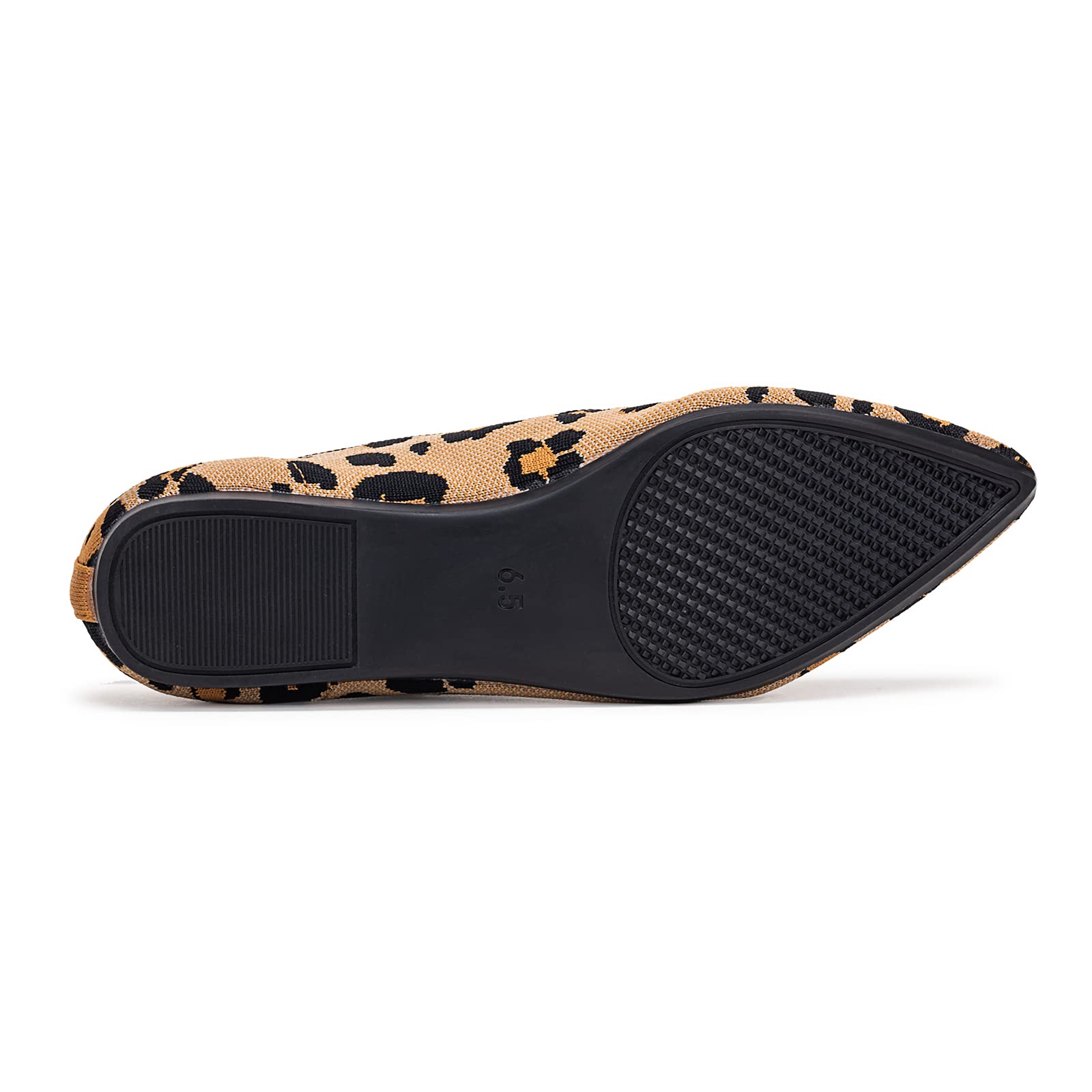 Frank Mully Ballerine a Punta lavorate a Maglia da Donna - Comode Ballerine Slip-on - Scarpe Classiche morbide