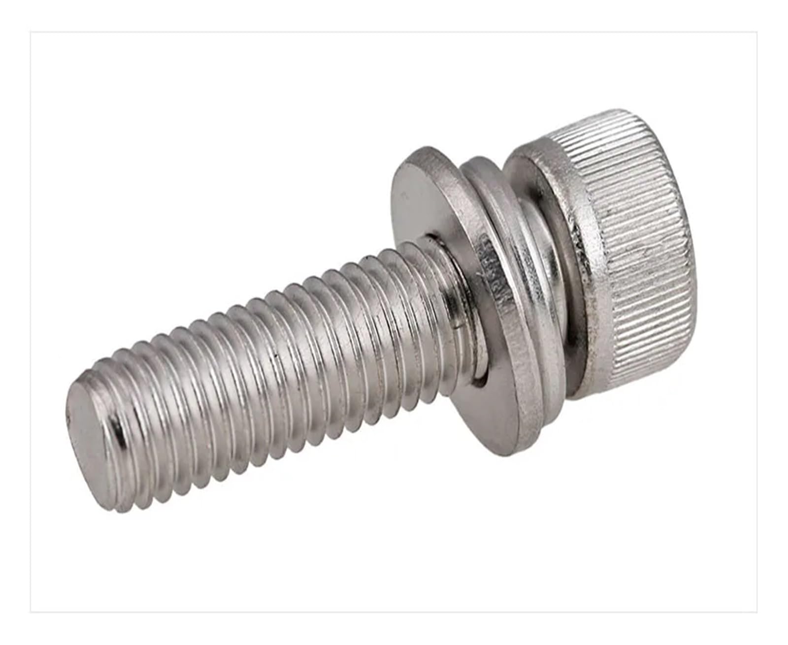 Vite in acciaio inossidabile 304 Viti a esagono incassato Testa a tazza Testa cilindrica Tre combinazioni M2.5 M3 M4 M5 M6 M8 Vite Rondella (Color : A, Size : M6X40 12pcs)