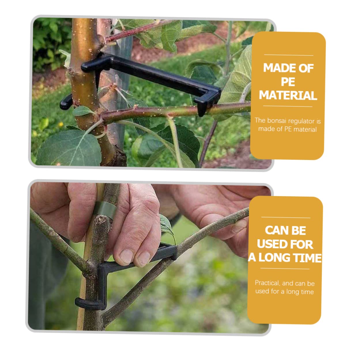 Toddmomy 5 Sätze Filialpresse Zweig Pflanzenbieger Biegeklammern Für Pflanzen Geäst Pflanzenclips Bonsai-stammbieger Astbefestigungsklammern Äste Biegen Clips Sport Schwarz 10 Stück * 5