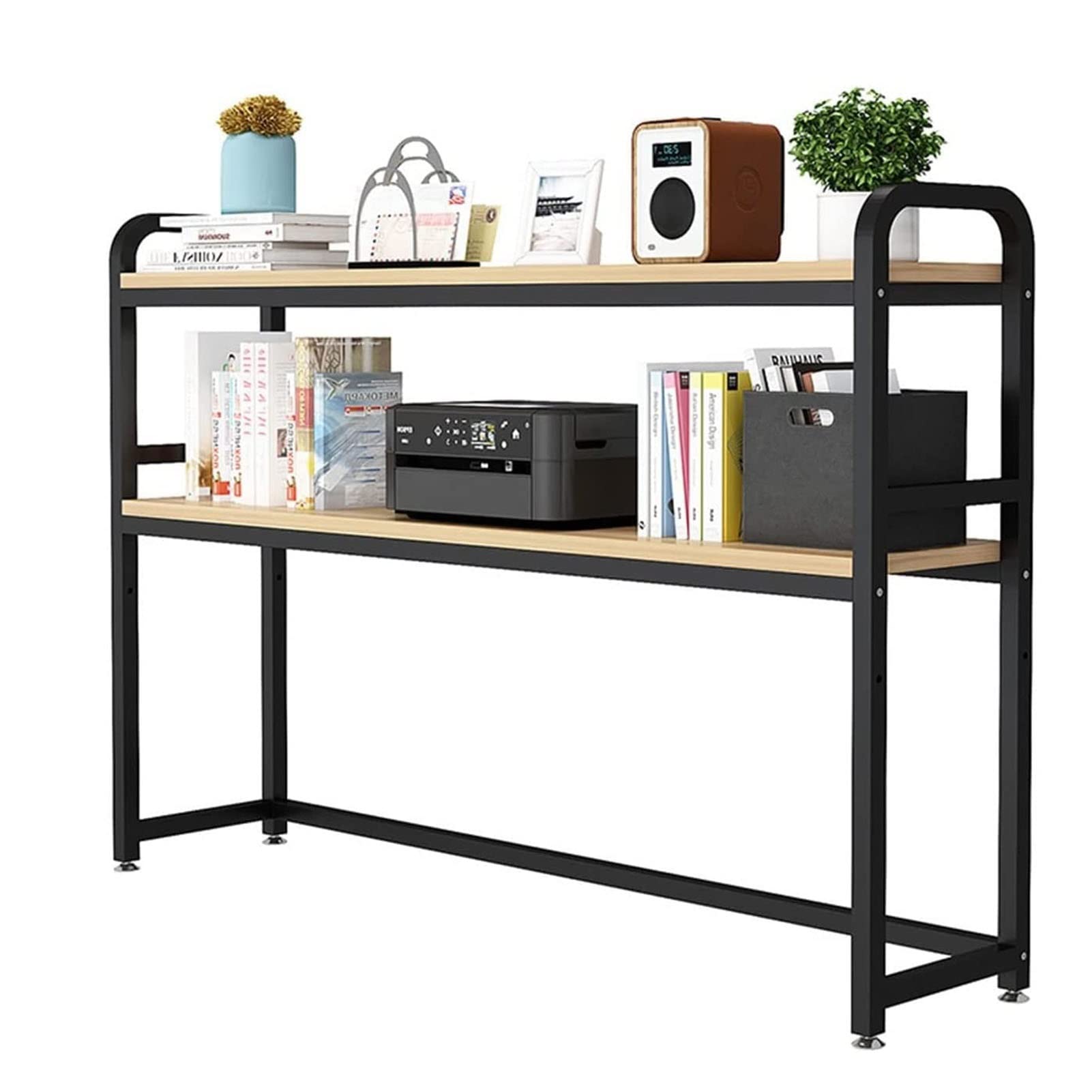 Scaffale organizzativo per libreria da Tavolo, scaffale da scrivania Regolabile a 2 Livelli, scaffale da Tavolo Fai da Te Ripiani da appoggio, scaffale per espositore Aperto, per Ufficio, cu