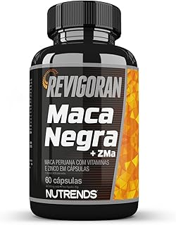 Revigoran Maca Negra + ZMA 500mg 60 cápsulas, Nutrends