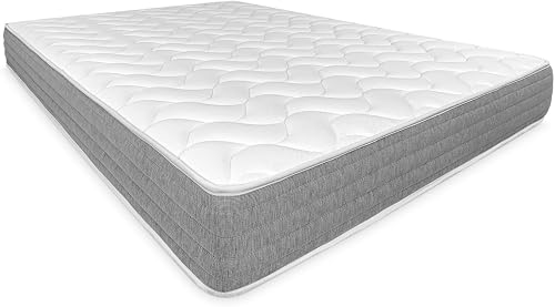 DUÉRMETE ONLINE - Colchón Viscoelástico Viscotec Reversible 135 x 200, Firme y Confortable, Ergonómico, Grosor 21cm, Antiácaros, Antibacterias e Hipoalergénico, Blanco, 135 x 200 cm