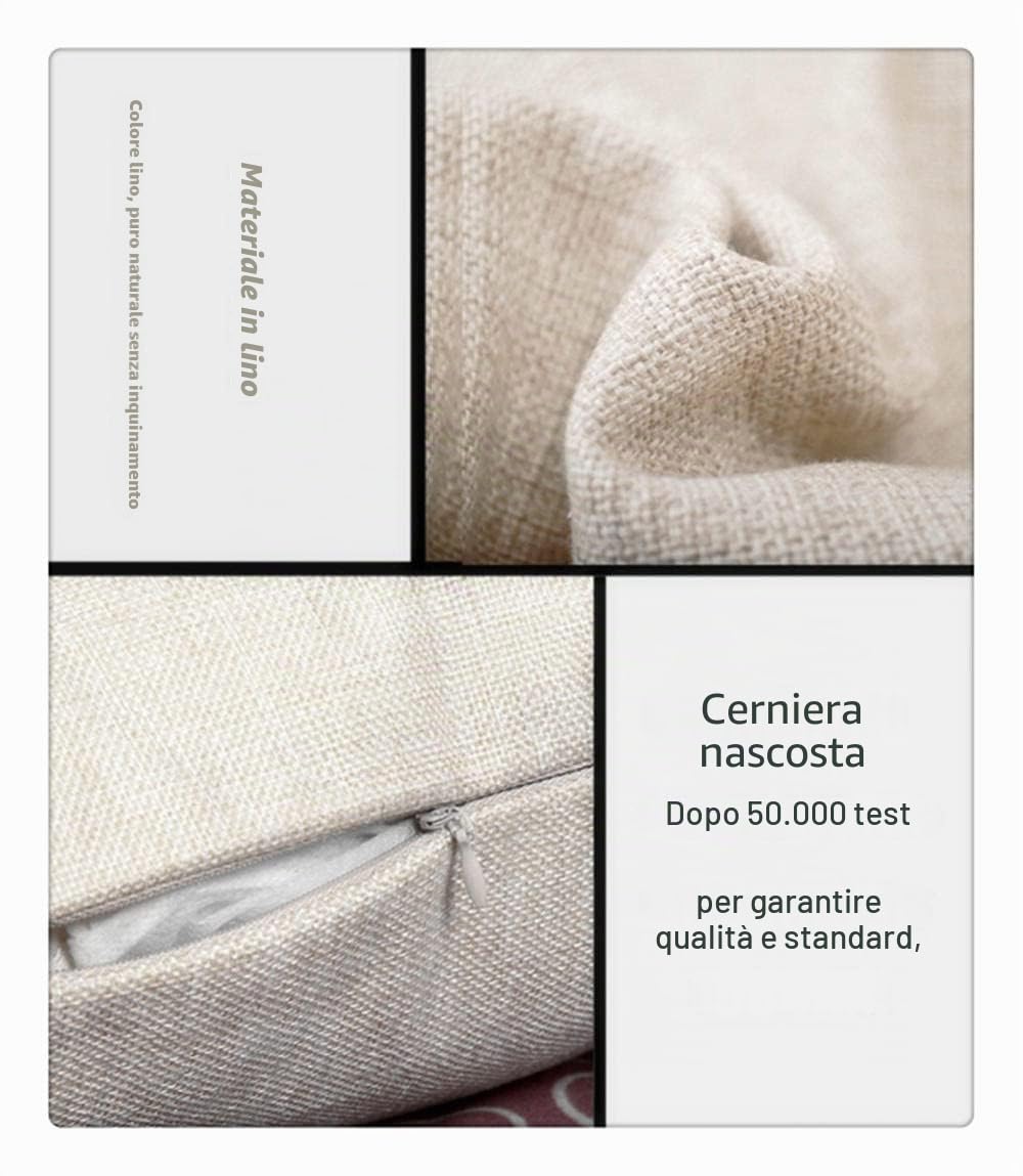Cuscini per Divano 60x60cm Pesce Oceano 4 Pack Federa per Cuscini,Copri Cuscini per Divano in Cotone e Lino Moderni Quadrate Federa per Cuscino Divano Auto Soggiorno Camera da Letto Home Decor 24x24in