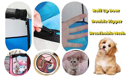 Floving Tragbares faltbares Haustier-Laufkatze Innen- / im Freiengebrauch -8 Verkleidung, wasserdicht (XL)