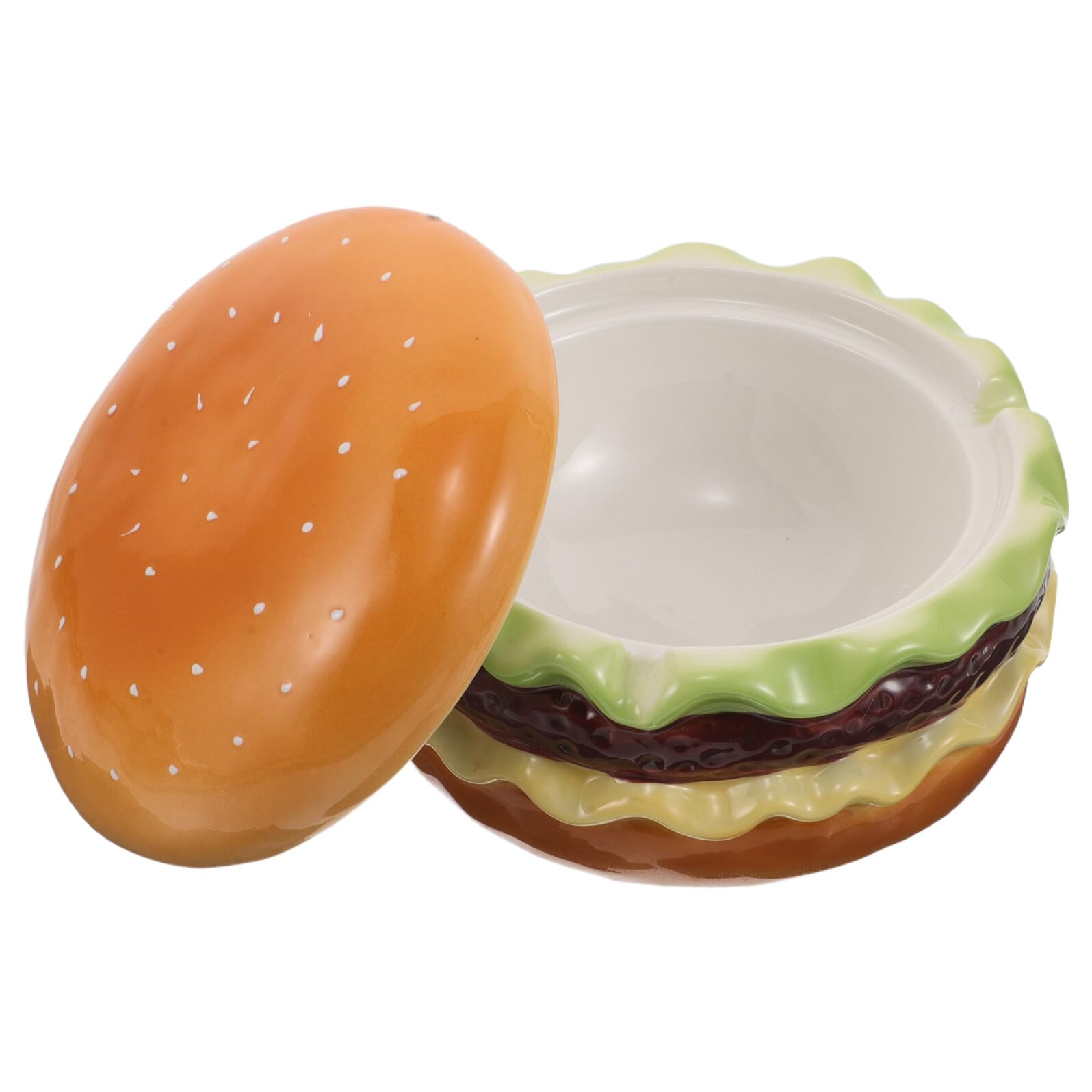 Cendrier anti-cendres hamburger GARVALON solution odeurs tabac intérieur