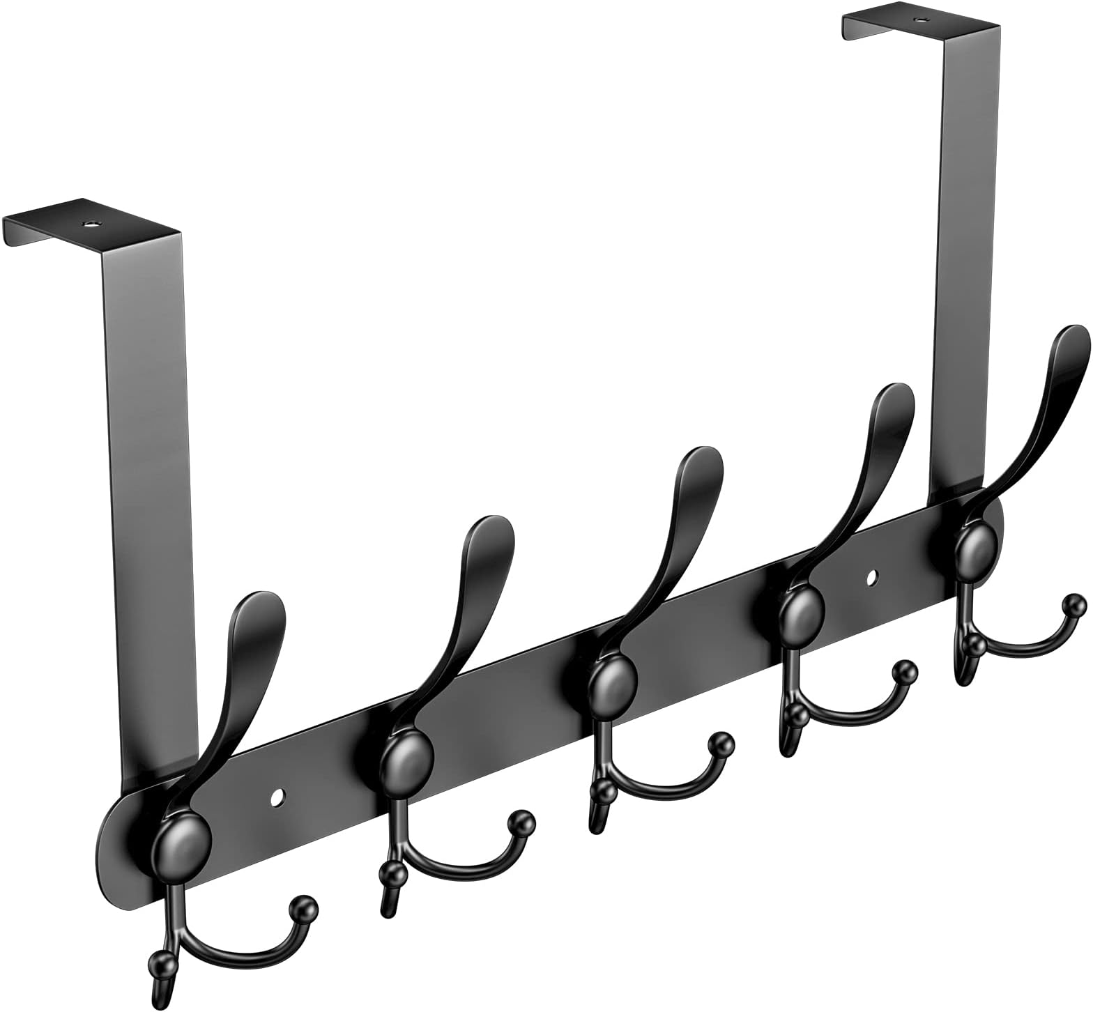 Uootach Türhaken zum Einhängen mit 5 Haken, Aluminium-Hakentür ...