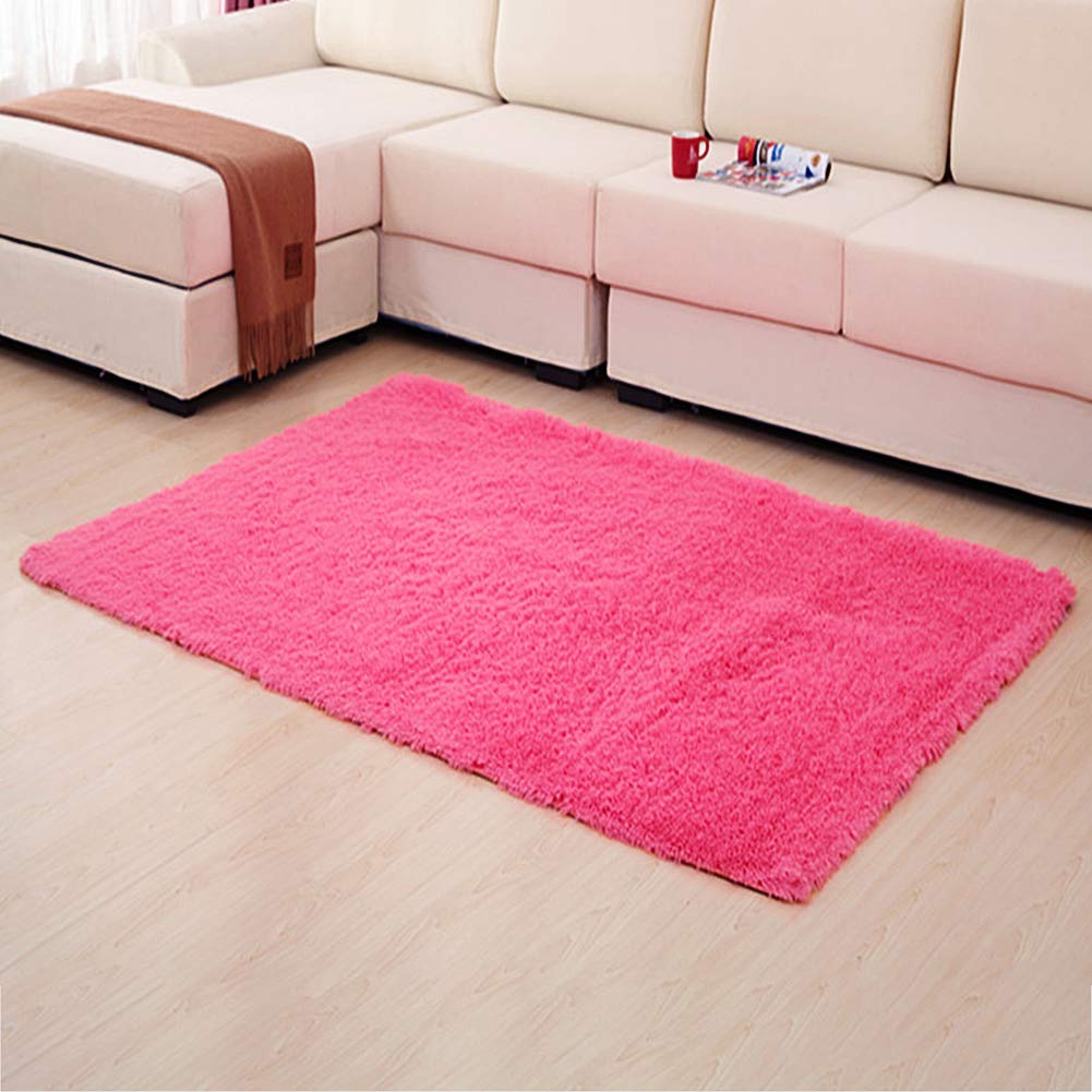4 5cm Silk Carpet Rug Living Room Bedroom Coffee Table Lovely Bed Front Carpet Floor mat Home Decoration