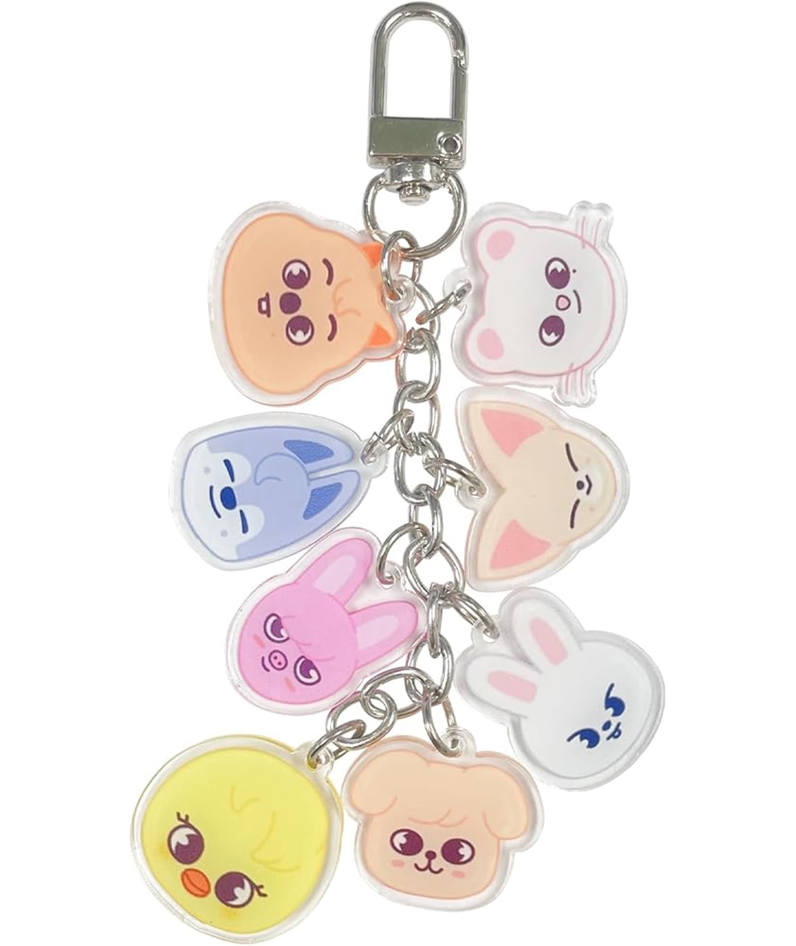 Cartoon Keychain, Kids Set, Keychain Inspired Cartoon Accessories, Perfect for Fans Backpacks, Keys, or Stray Kids Lightstick Collections-image-49