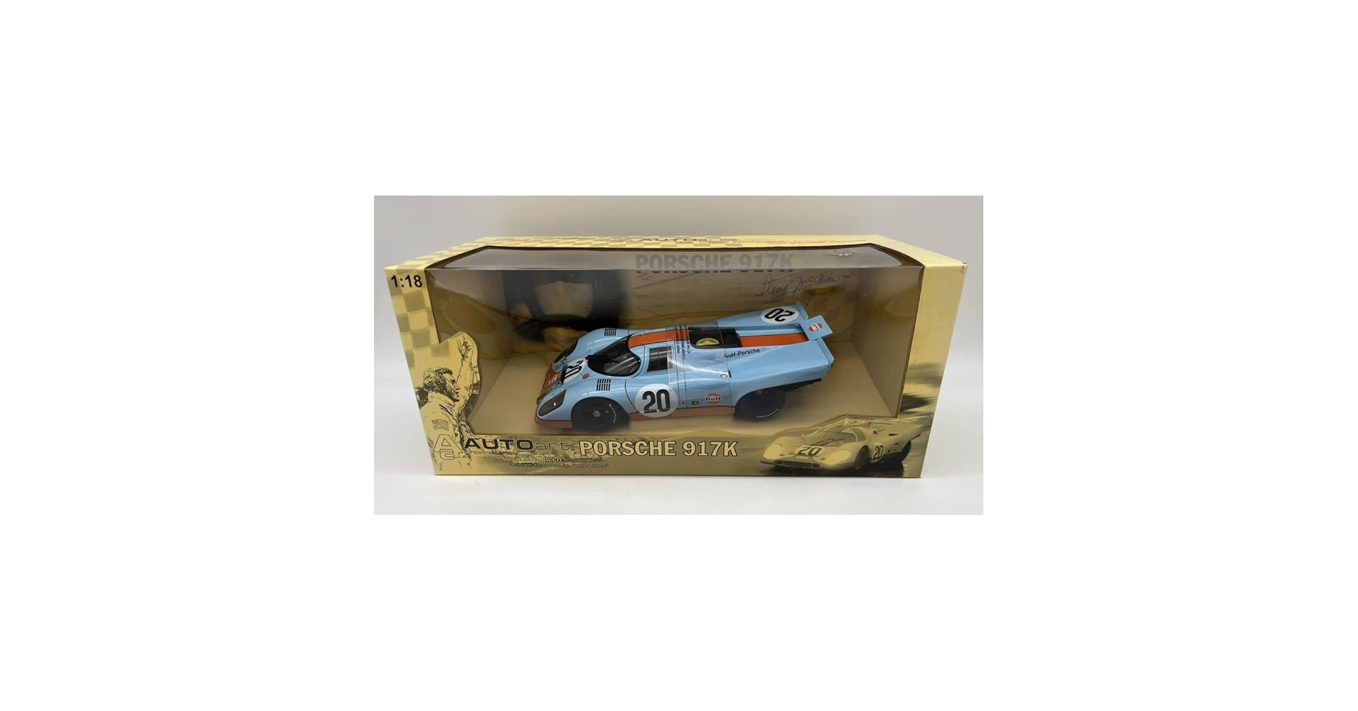 AUTOART 1/18 PORSCHE 917K 栄光のルマン Amazon | AUTO art オートアート 1/18 PORSCHE 917K Steve
