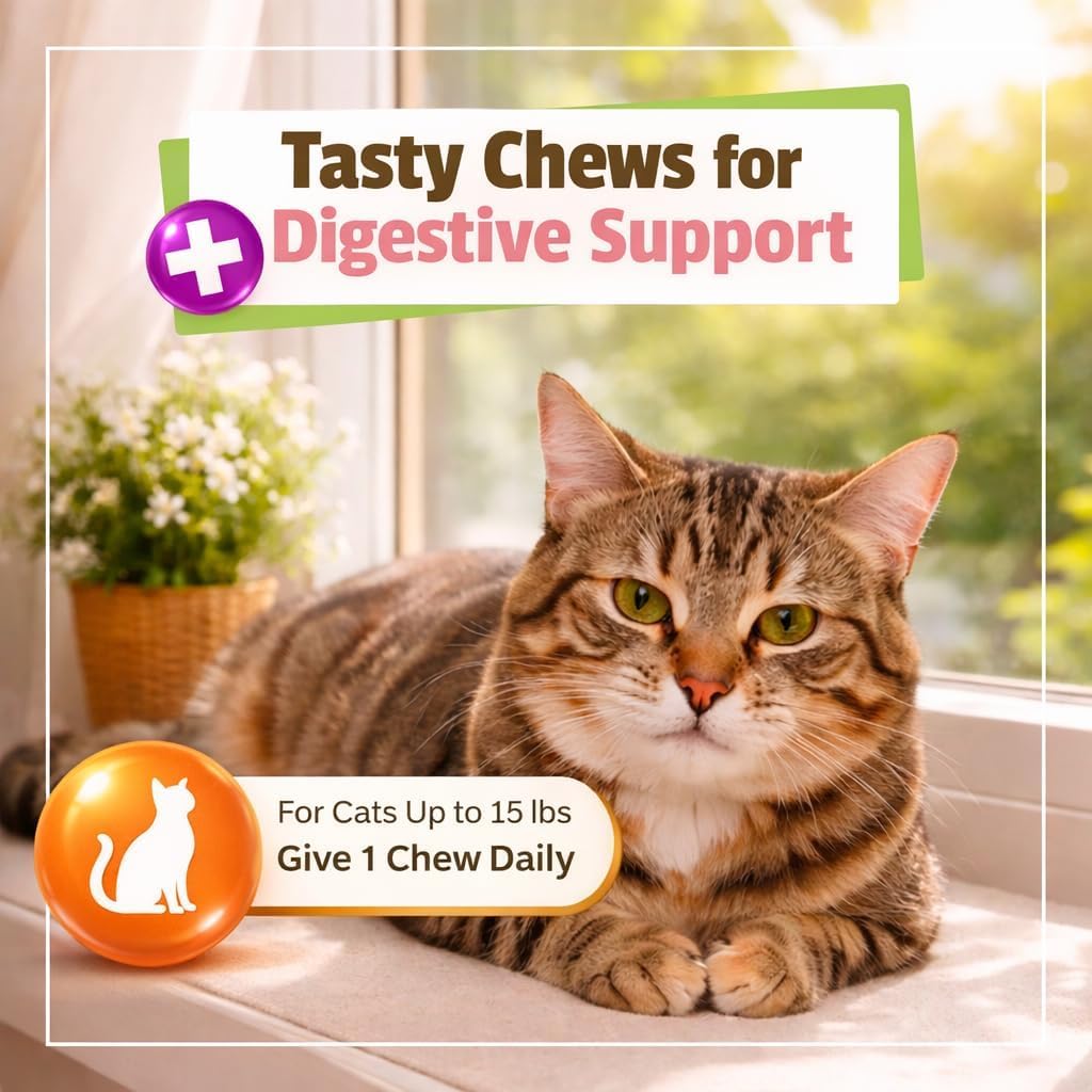 Pet Naturals Calming Chews for Cats, 30 Chicken Liver Flavored Soft Chews, Behavioral Support and Anxiety Relief for Travel, Boarding, Vet Visits and Thunderstorms, Non-Sedating Stress Relief - image 6