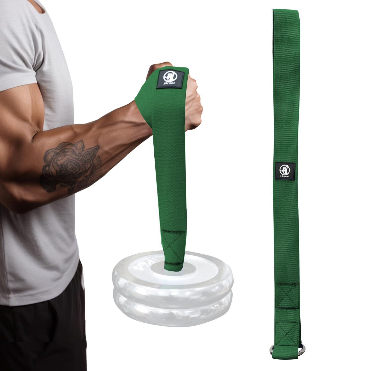 J Bryant Cintura da allenamento per braccio e wrestling, ideale per allenamenti di polsi, avambracci e bicipiti, multifunzionale, per casa, palestra, fitness, compatibile con bilancieri da 2,5 cm e