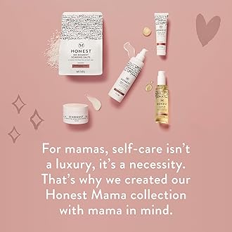 The Honest Company Honest Mama's Gotta Glow Face and Body Wash | Pregnancy Safe Clarifying + Exfoliating AHA Cleanser | 8 fl oz