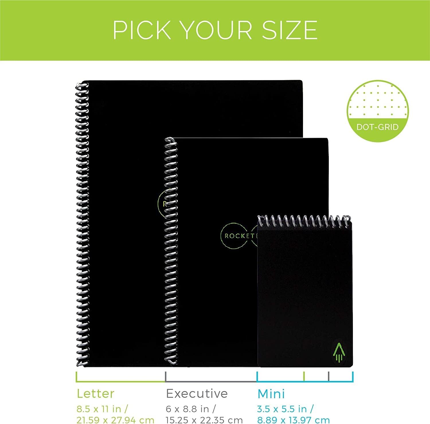 (Executive (15cm x 22cm)) - Rocketbook Everlast Smart Notebook