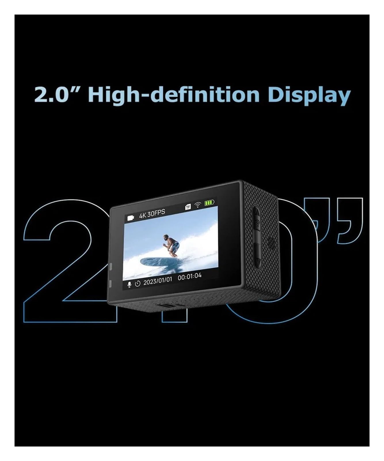 SJ4000 Air Action Camera con video 4K 30M impermeabile 2.4G WiFi Sport Cam bicicletta moto