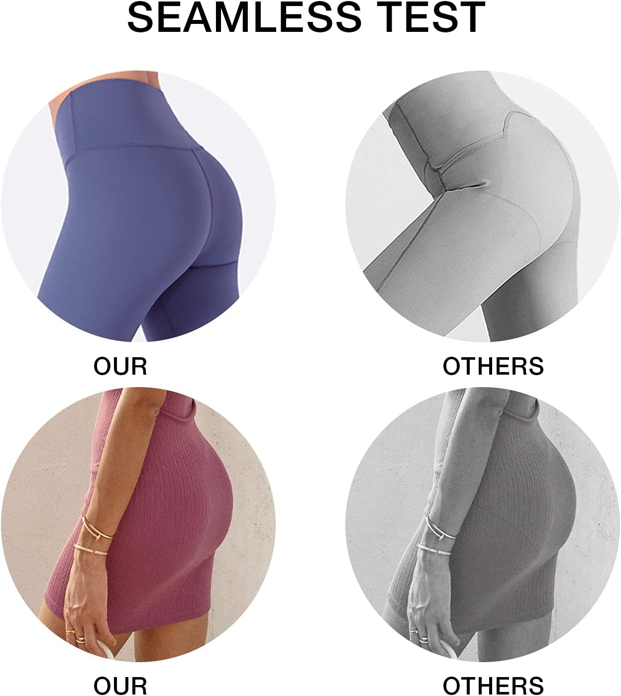 Altheanray Womens Underwear Cotton Seamless Soft Hipster Panties Ladies Mid Rise Bikini - Image 3