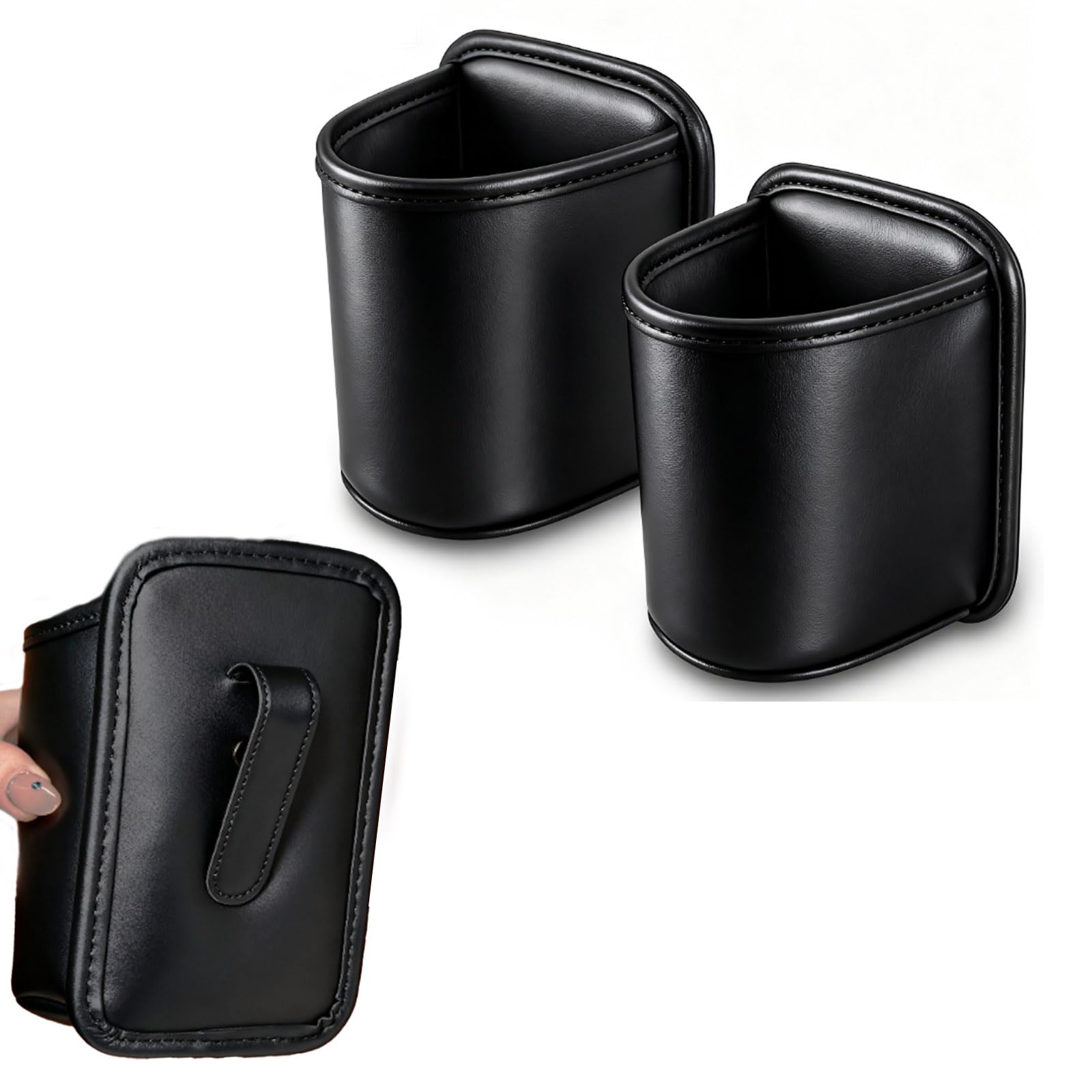 Amazon | KASELIN ドリンクホルダー 車 カップボックス 小物収納 PU