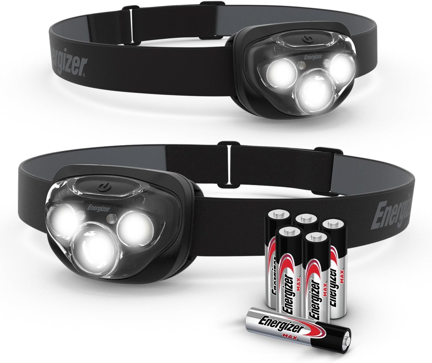 Energizer LED Headlamp PRO (2-Pack), IPX4 Water Resistant Headlamps, High-Performance Head Light for Outdoors, Camping, Running, Storm, Survival LED Light for Emergencies (Batteries Included)-picture-29