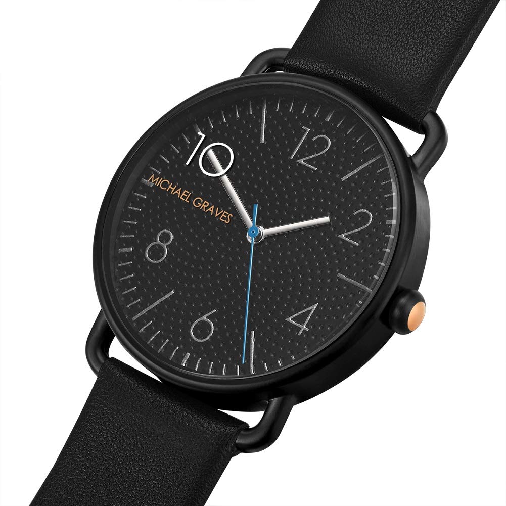 Projects Watches Witherspoon 10TH Quarzo Acciaio Pelle Nero Unisex Orologio
