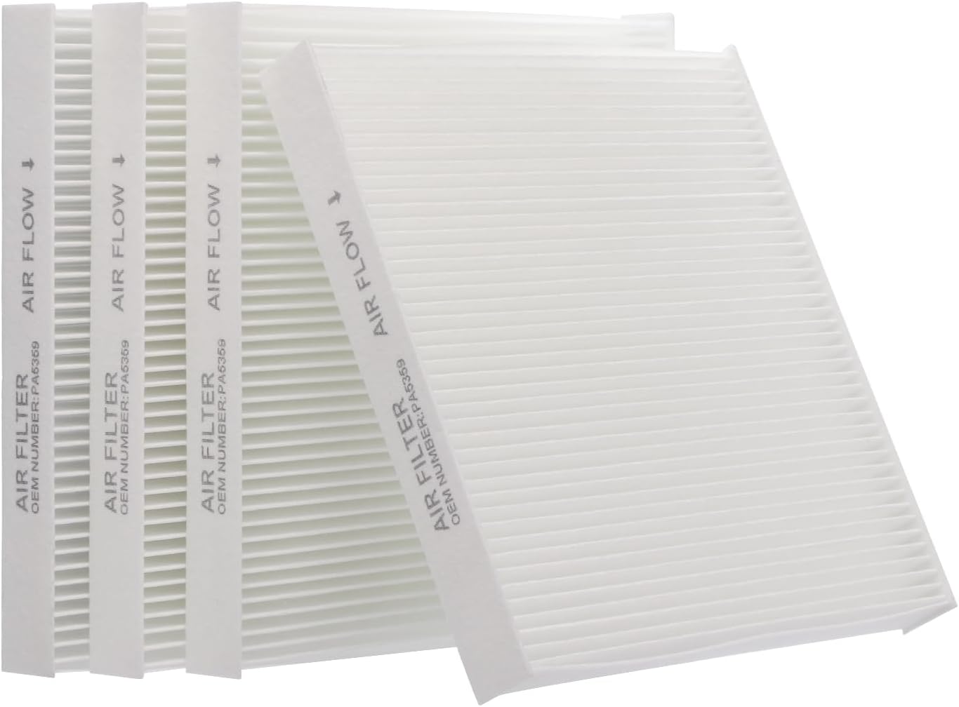 4 Pack PA5359 Cabin Air Filter, Compatible with M2 106 M2 112 Freightliner Business Class M2 Trucks, Replaces# ABPN10G36000006 AF26427 PA5359 36000006 VCC36000006