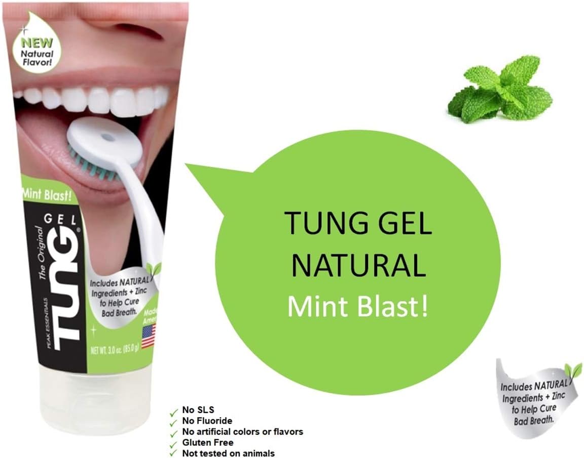 TUNG Gel Natural with Mint Blast 3oz (85g), 85 g (Pack of 2) - Image 4