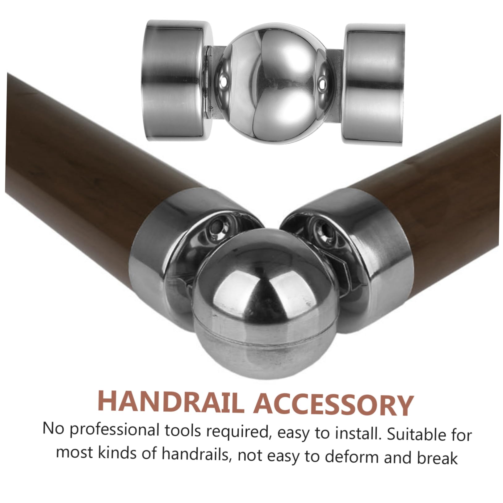 Connettori Per Corrimano Tondi Angoily - Raccordo In Acciaio Inox Per Tubi Dritti E Angolari