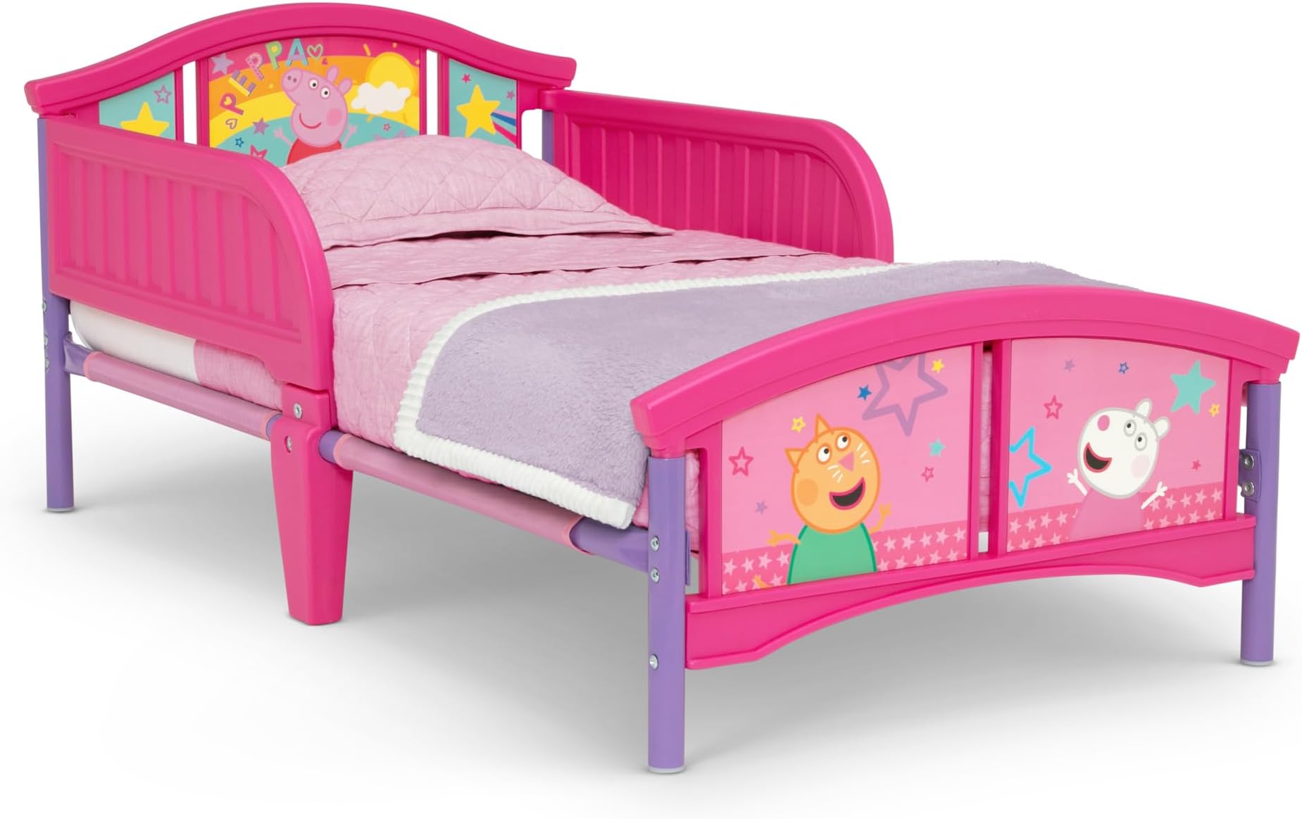 Plastic Toddler Bed, Peppa Pig