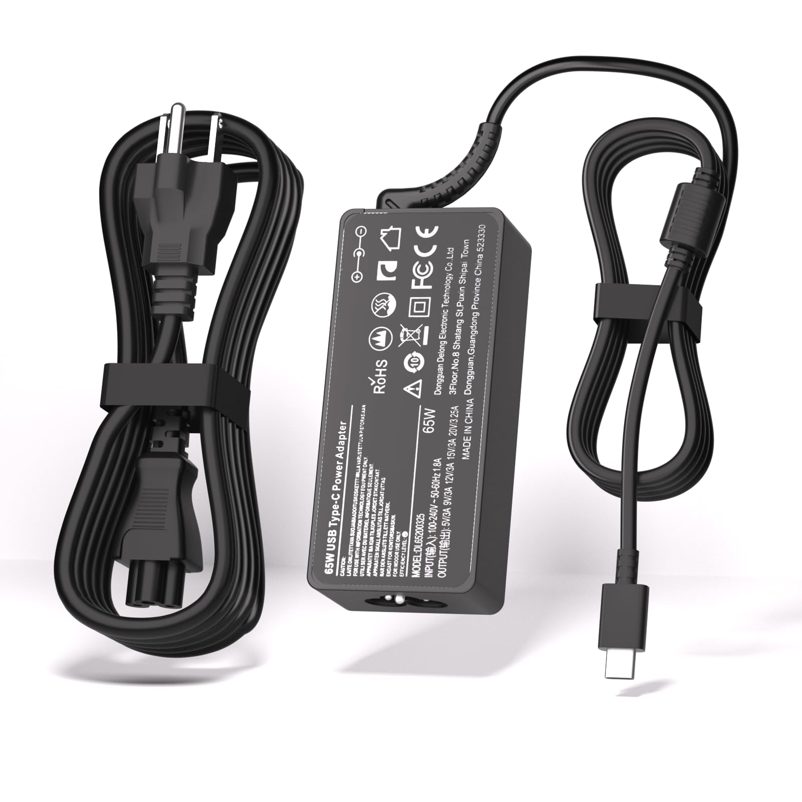 Oanlxt 65W USB C Charger for NOCO GBC011 Power Adapter for NOCO Boost X GBX45 1250A GBX55 1750A GBX75 2500A GBX155 4250A, Boost Air AX65 UltraSafe Portable Jump Starter Power Supply Charging Cord