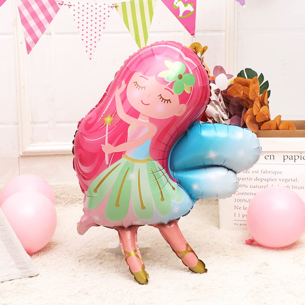 Set 5 Globos Hada Decoración Fiesta Infantil Hadas Multicolor Hada