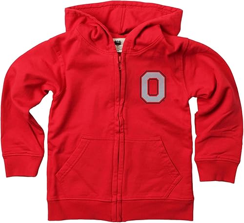 Wes and Willy Chaqueta de forro polar con capucha y cremallera para niños