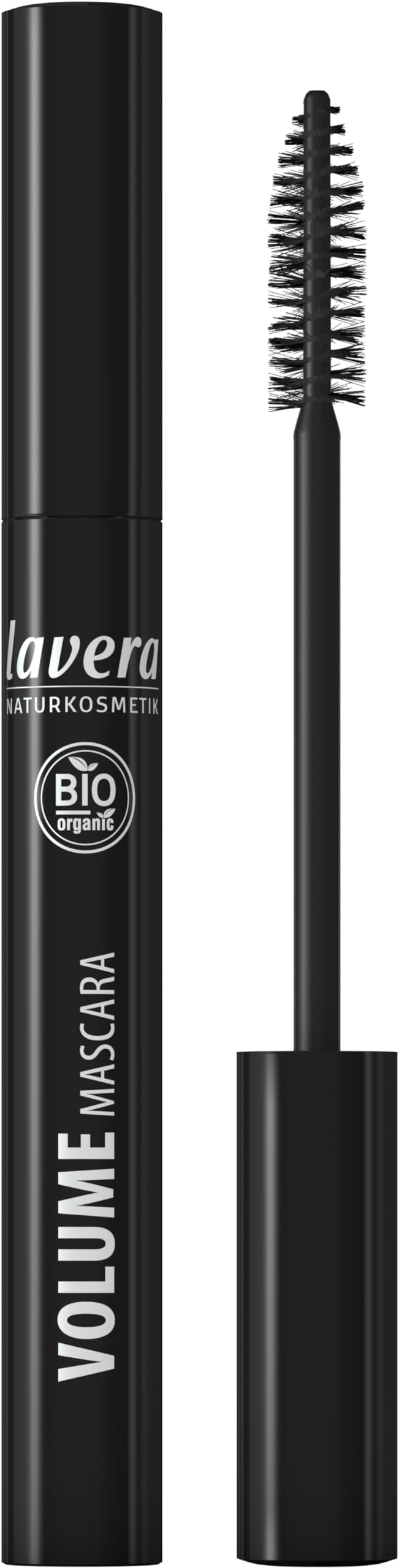 lavera Volume Mascara - Black - Voluminous Mascara with Shea Butter & Sunflower Oil for Lang Lasting Results - Eye Make Up - Black Mascara - PETA Certified - Vegan - Made in Germany - 0.3 Fl Oz