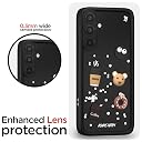 Pikkme Back Cover for Samsung Galaxy A56 5G | 3D Cartoon Silicone Case Cute & Fun Full Protective Bumper Cover (Black) gallery image