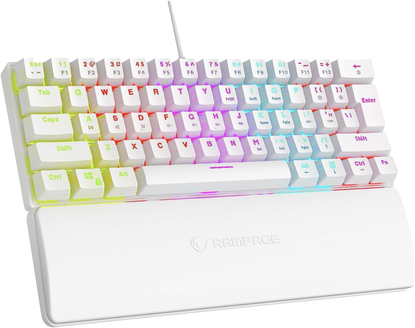 Amazon.com: Rampage K60 Mechanical Gaming Keyboard – 62 Keys