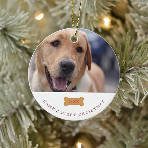 Vista 29 de Adorno de Navidad personalizado, adorno para el hogar nuevo 2022, primer adorno de Navidad para bebé, regalos de matrimonio, regalos de boda