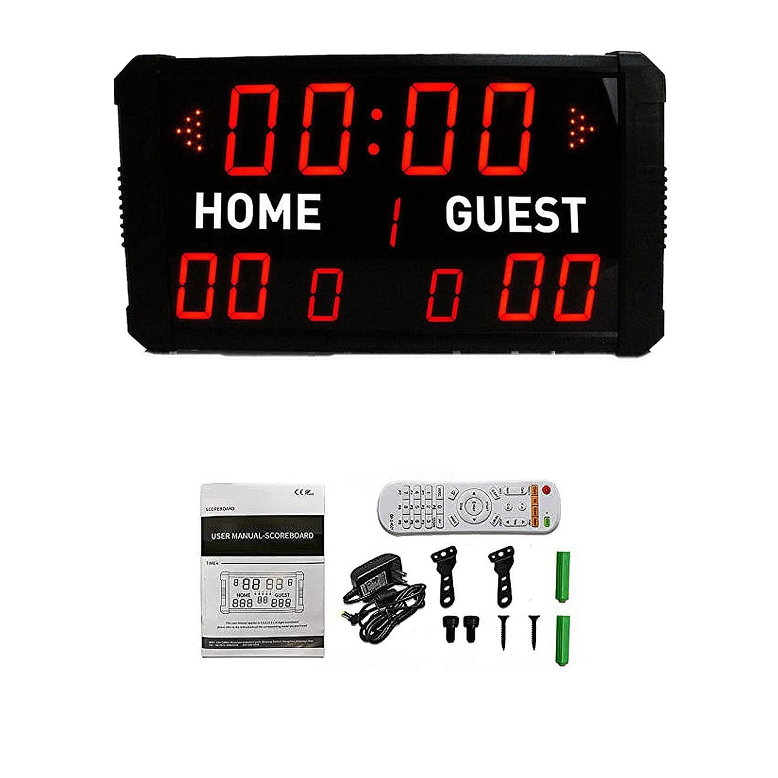 Buy Scoreboard, Electronic Basketball Scoreboard With Buzzer, Remote
