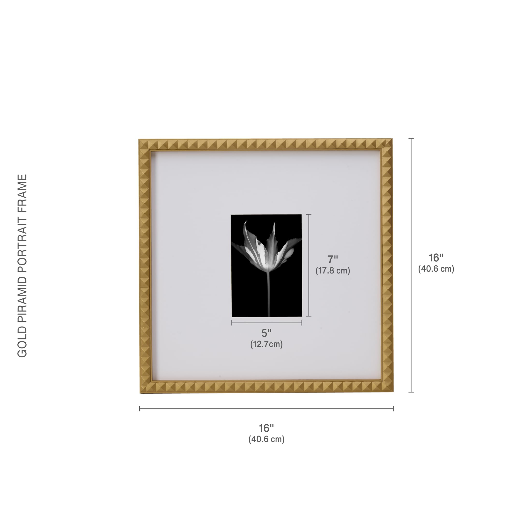 Amazon.com - Mikasa Gold Pyramid Wood Gallery Frame, Matted to