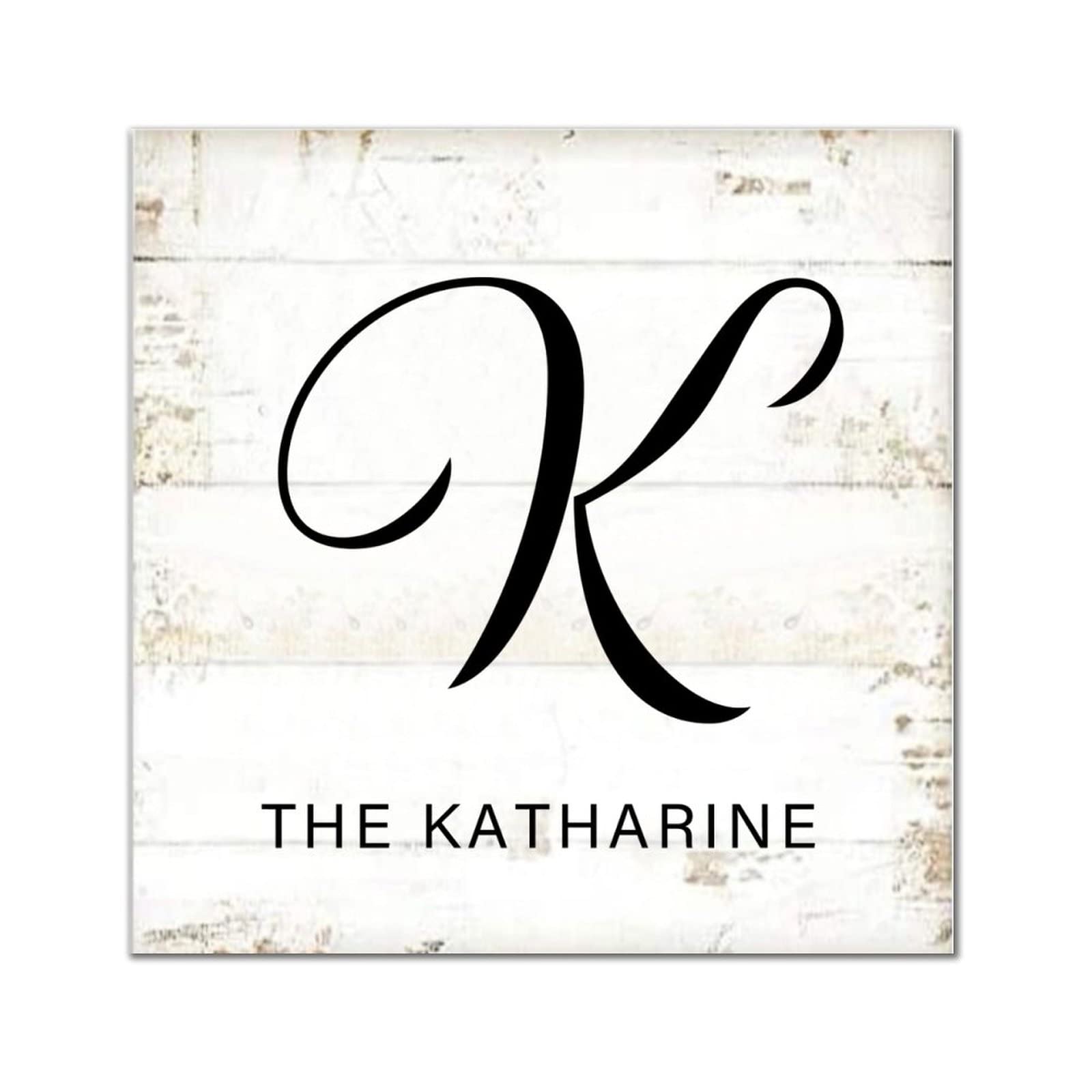 Lettres K en bois de qualité supérieure, monogramme personnalisé de grand format