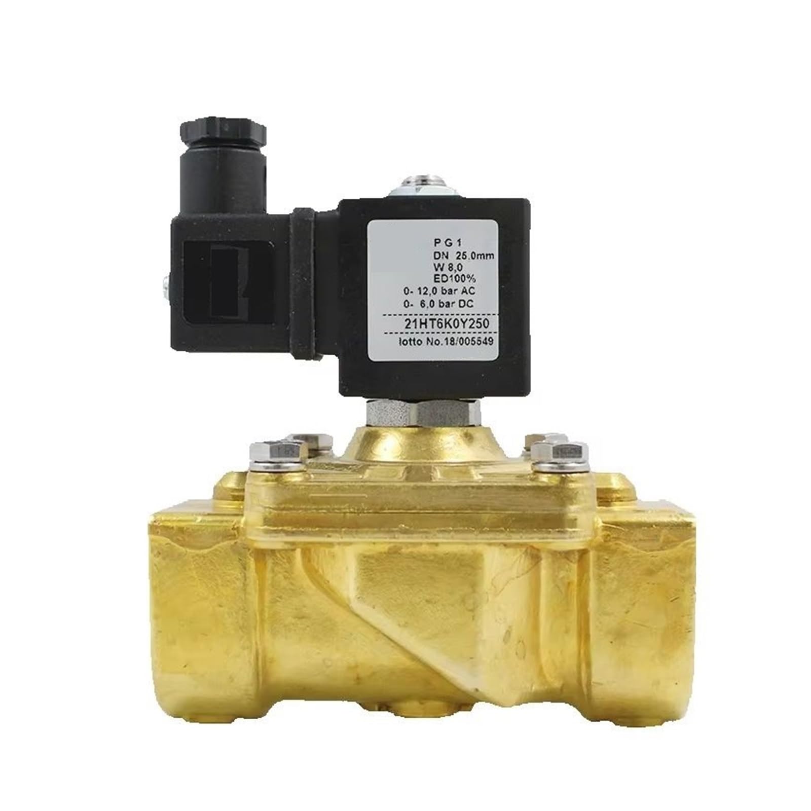 HYUJNAFZR 21HT6K0Y250 21HT4K0Y160 21HT5K0Y160 Solenoid Valve 2/2 Way ac24v dc12v(Ac24v,21HT6K0Y250)