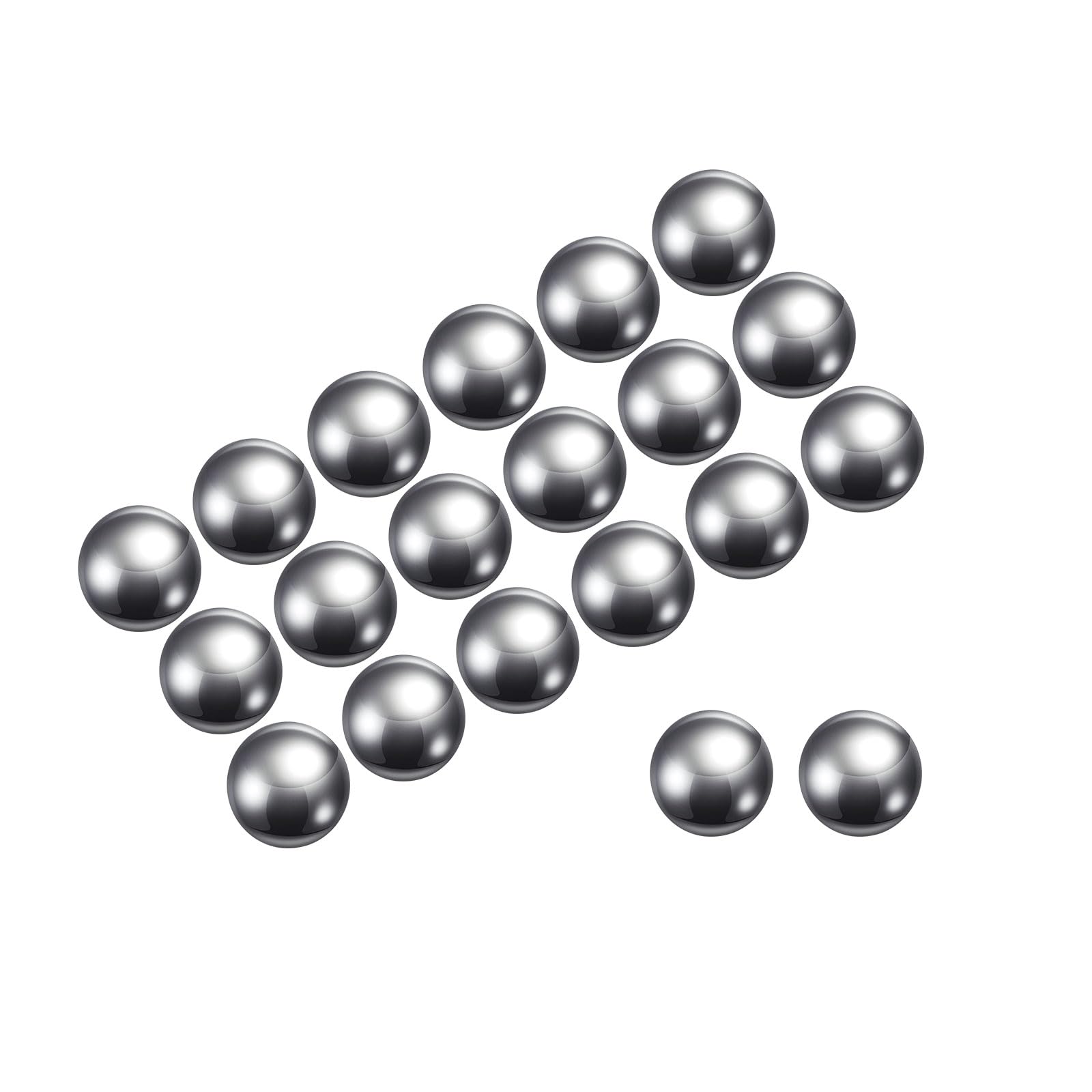 Precisione Sfere 10mm Acciaio al Carbonio Lucido per Cuscinetti 100pz