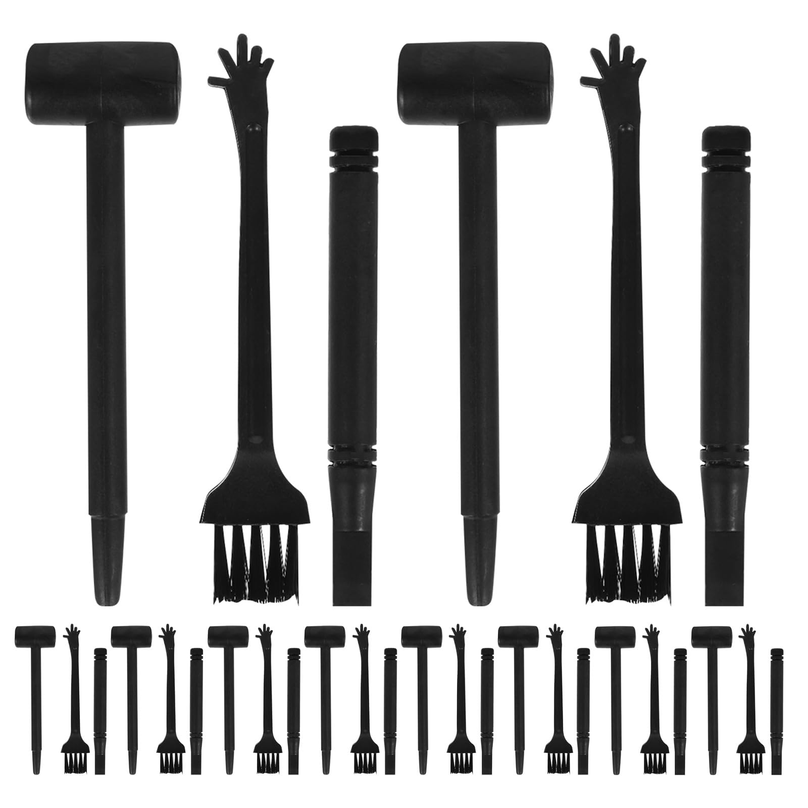 Homoyoyo 20 Sets Kids Archaeology Digging Kit with Hammer And Brush, Educational Dinosaur Excavation Tools for Science Learning And Family Fun