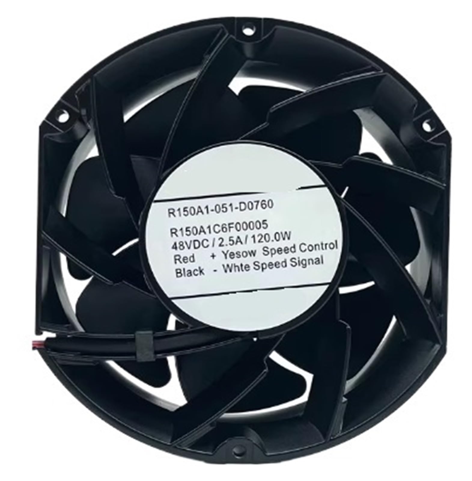 EGTDSFGJA R150A1-051-D0760 48V 17251 172x172x51mm Cooling Fan
