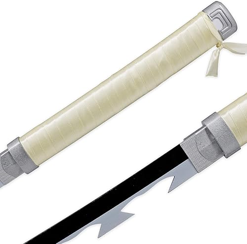 Miniatura 3 de RENGENG Cosplay Demon Slayer - Espada de anime de textura original, cuerda de cera para herida a mano, varios estilos disponibles
