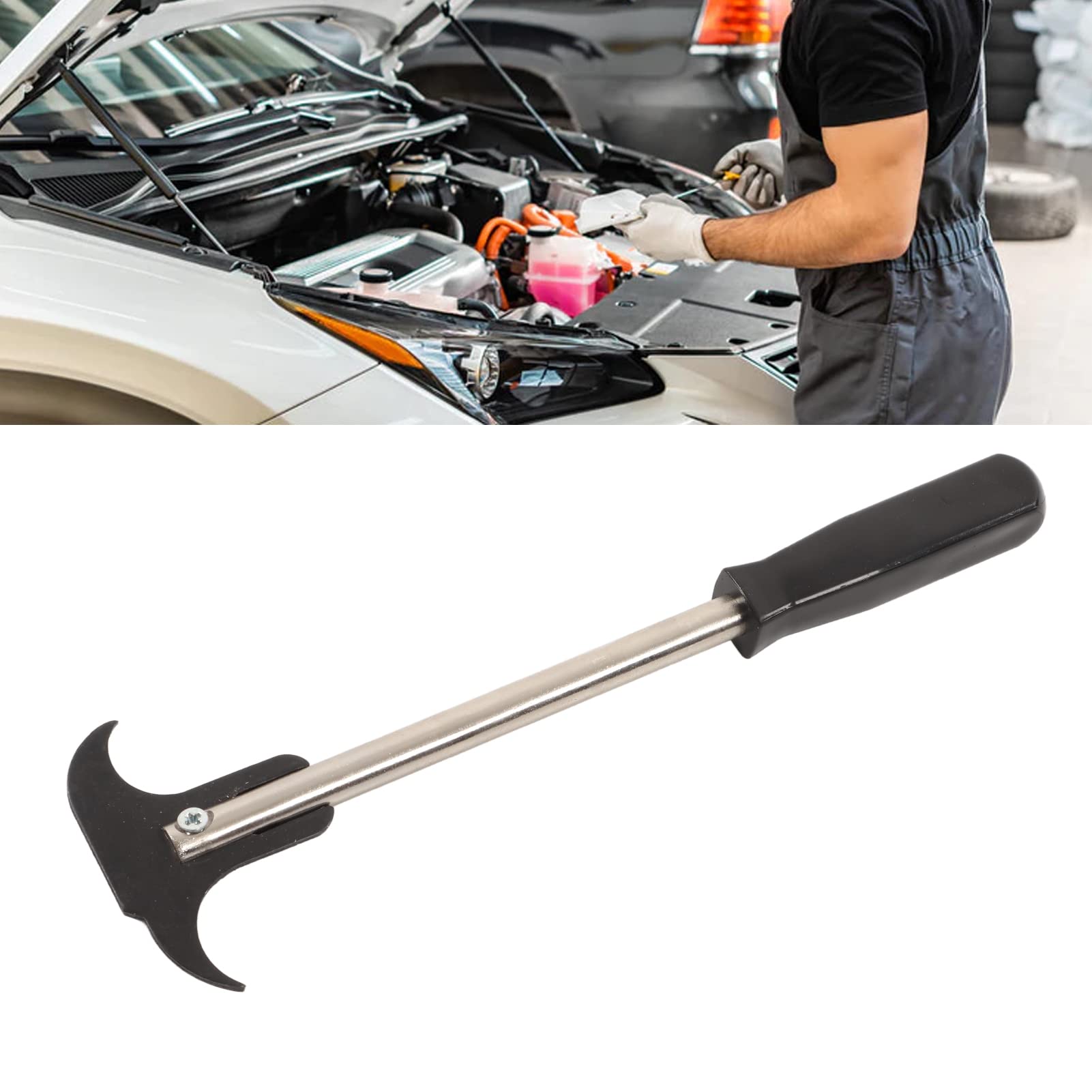 EIMSOAH Seal Puller Tool,Black Steel Professional Seal Puller Oil Grease Seal Puller Car Repair Tool for SUV Light Truck