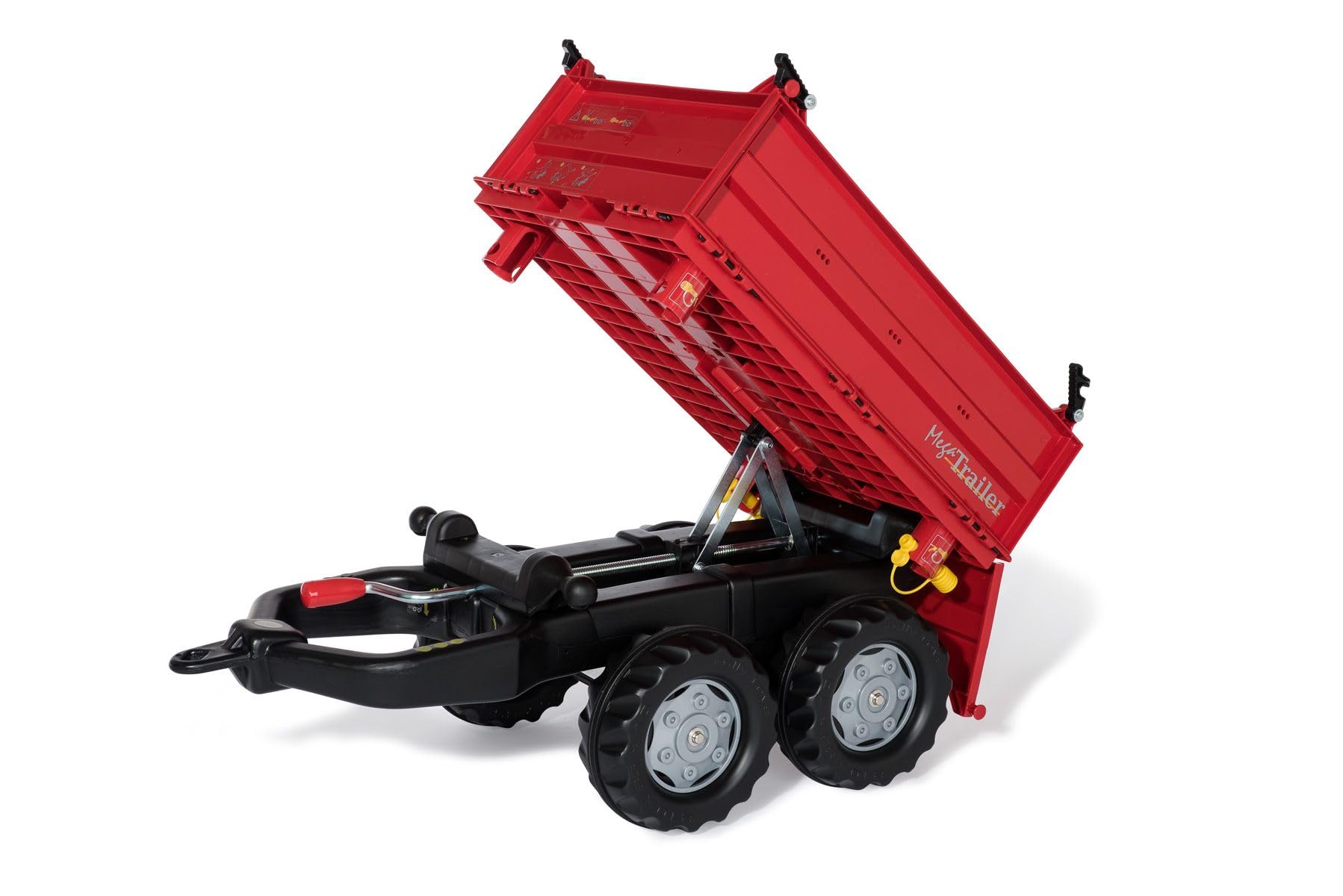 ROLLY TOYS Rimorchio MegaTrailer Rosso 88x45x47 123018