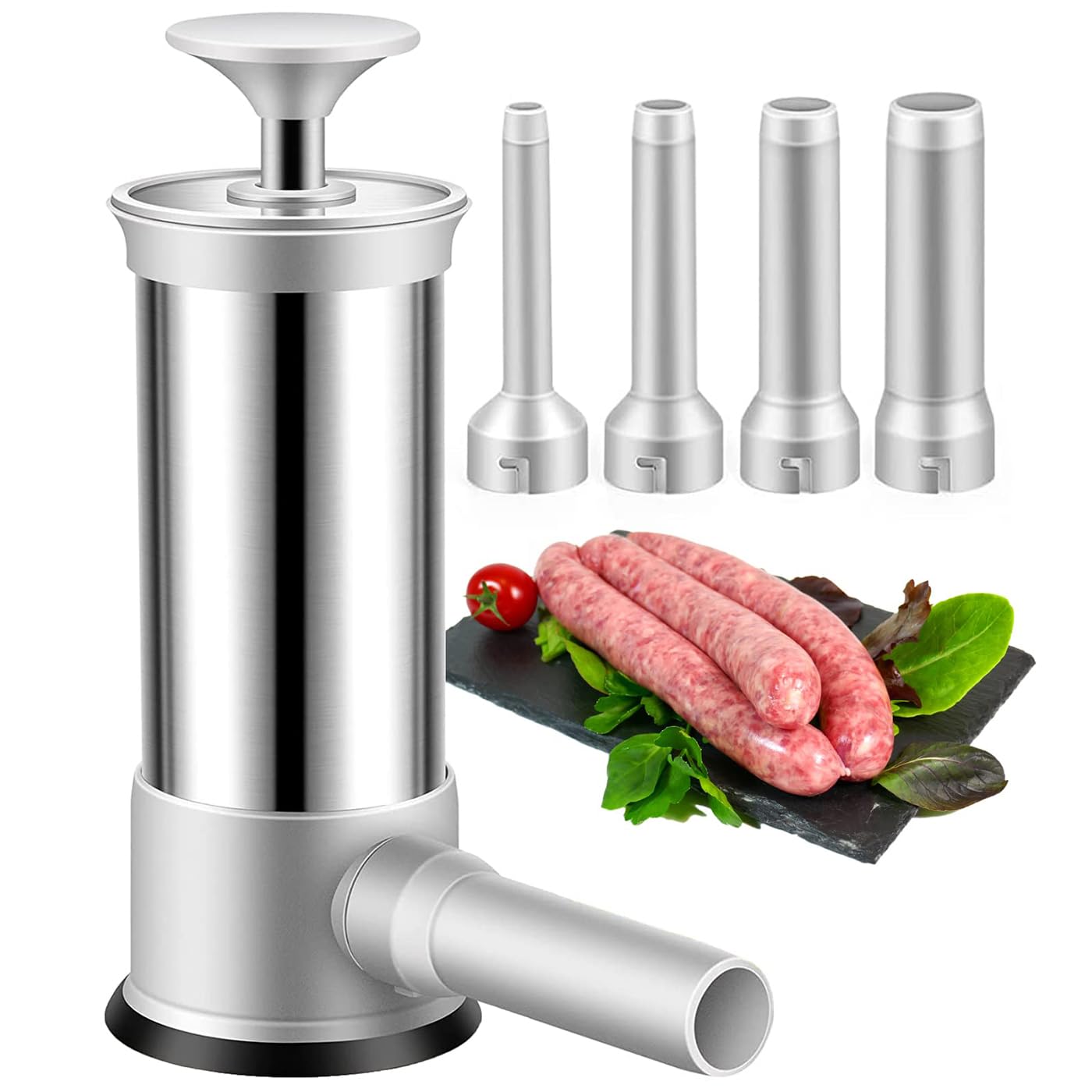 Remplisseuse de viande verticale inox à grande capacité pour farce maison