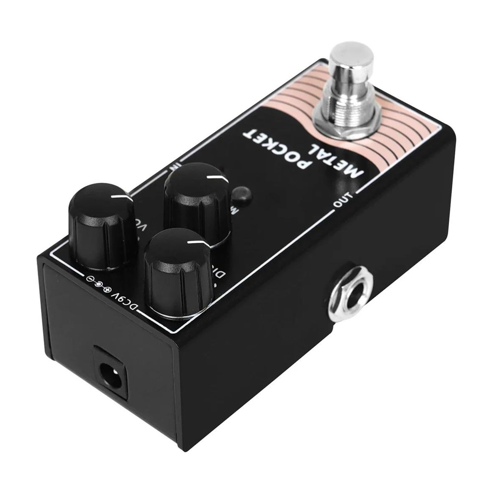 Kieszonkowy Metalowy Efekt Gitarowy Typu Distortion Z Akcesoriami True Bypass